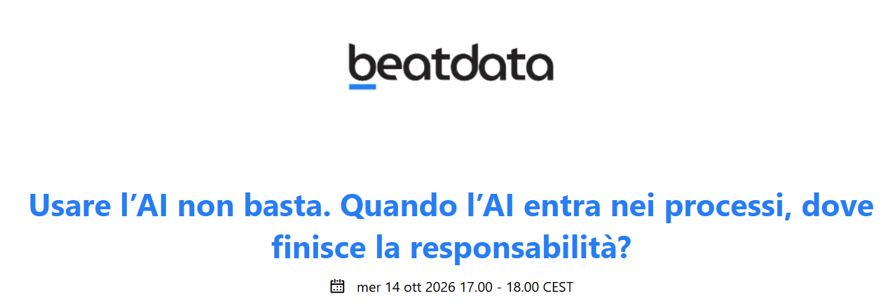 Usare l’AI non basta. Quando l’AI entra nei processi, dove finisce la responsabilità?